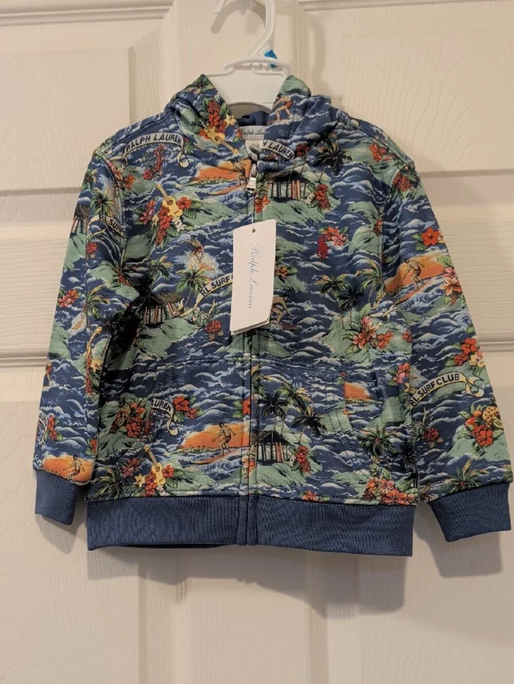 Ralph Lauren Boys' Tropical-Print Terry Hoodie & Shorts - Baby